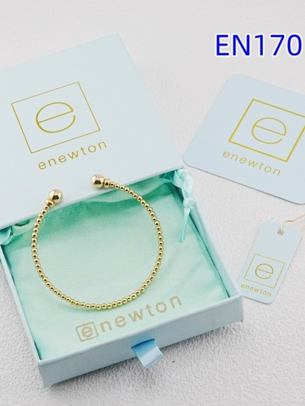 Enewton Steel Ring Copper Bead Bracelet